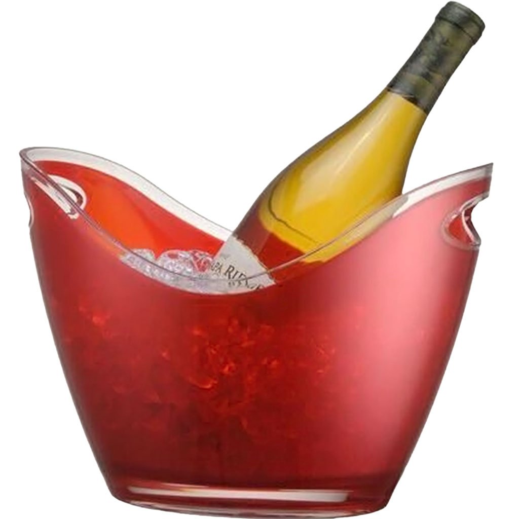 Vino Gondola Bucket-2 Bottle, Red