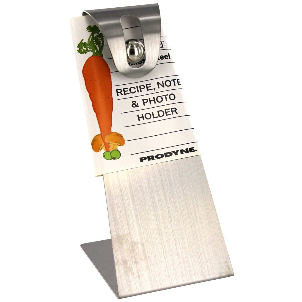 Stainless Steel Recipe Card Holder