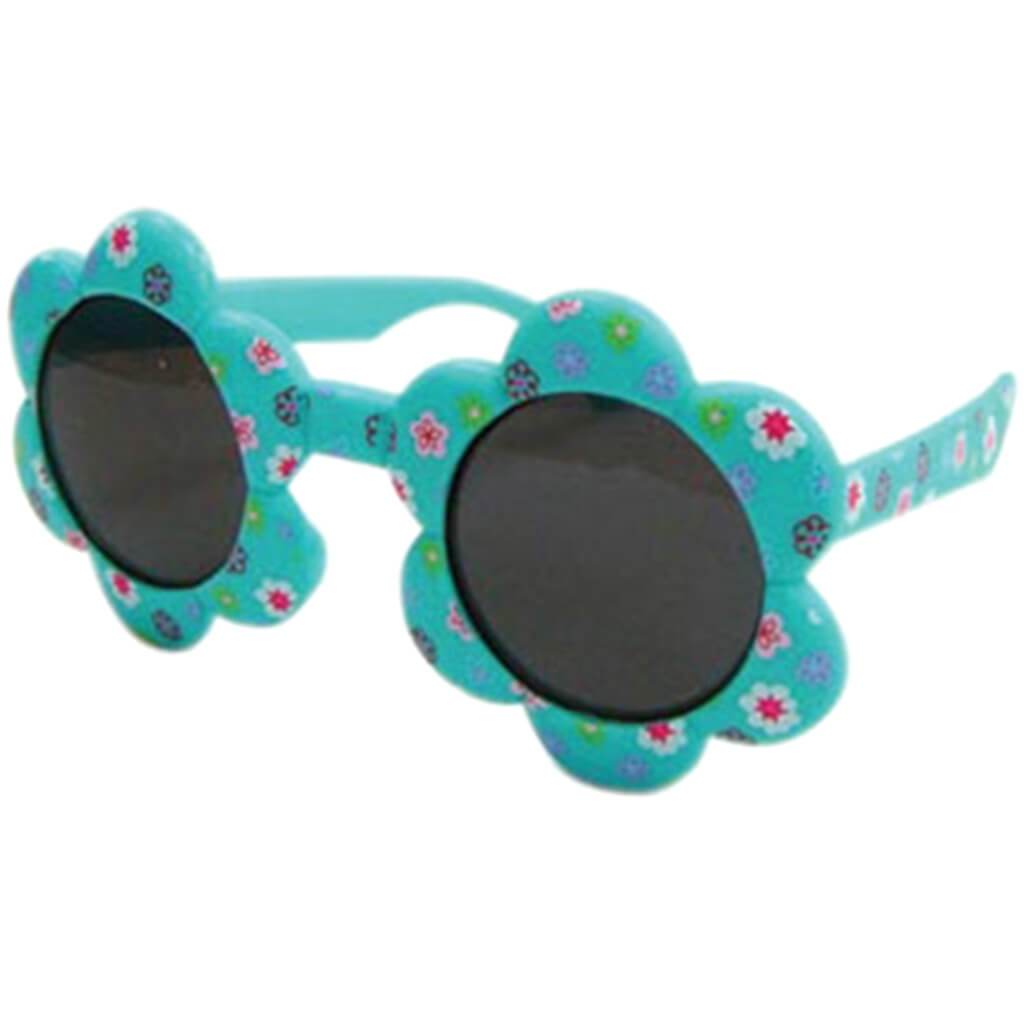 Green Flower Sunglasses