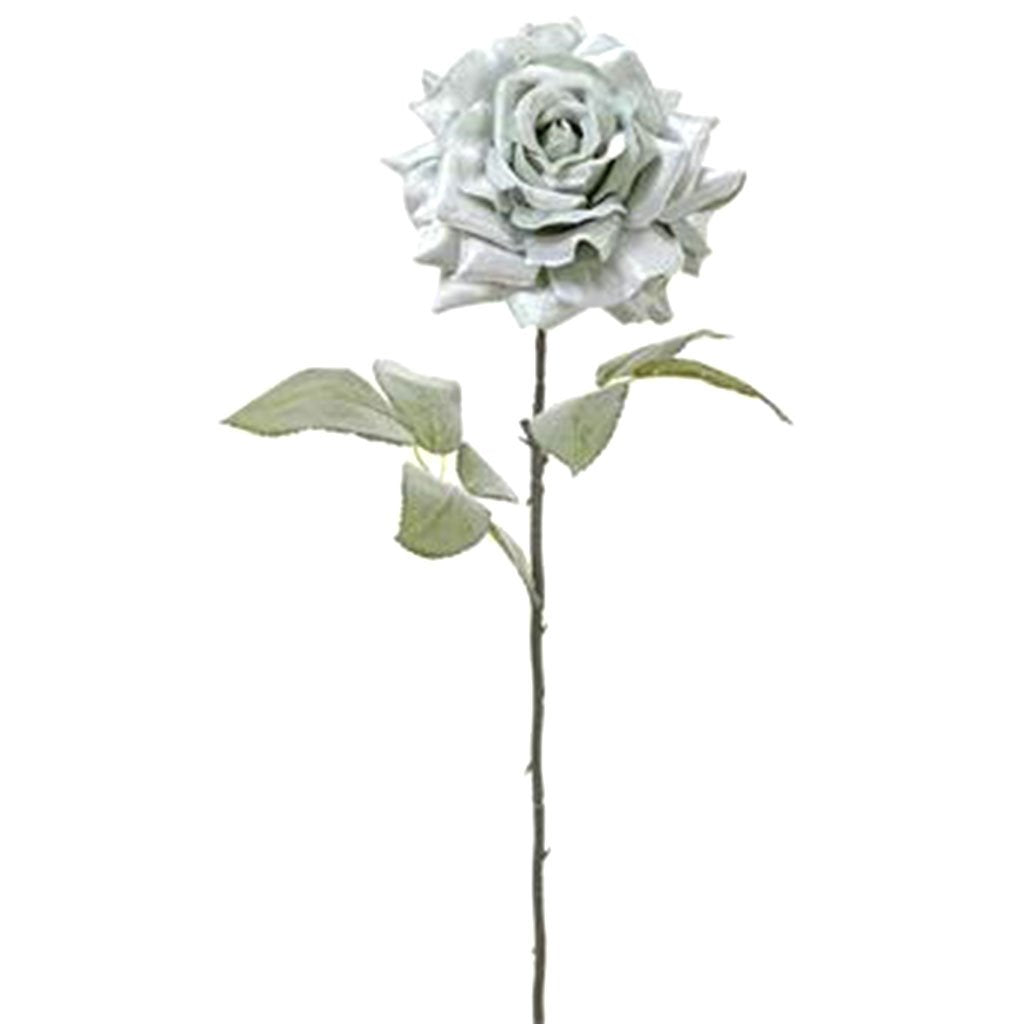 Velvet Rose Spray 25in, Mint