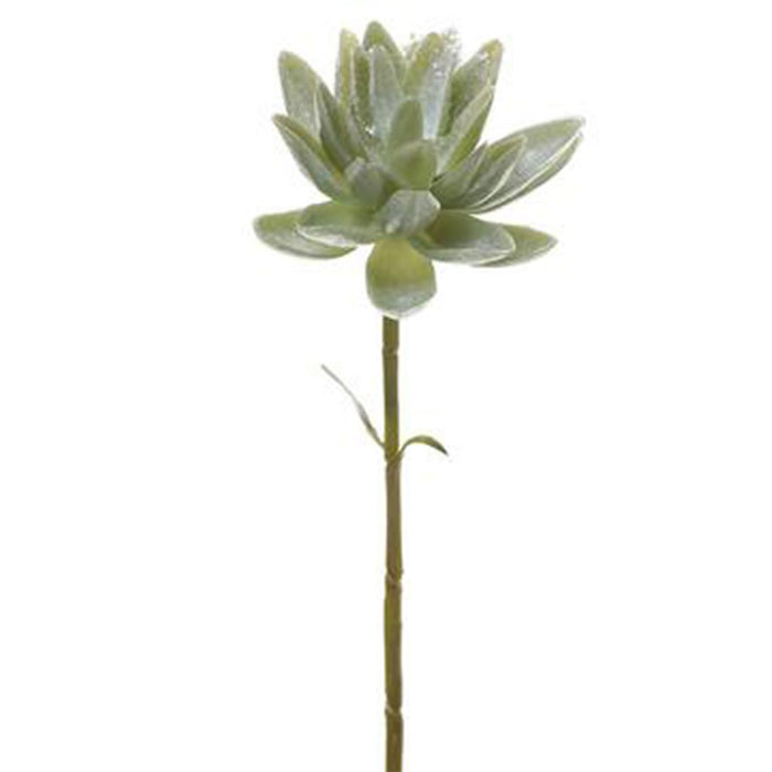 Glittered Metallic Artichoke Spray 30in, Green