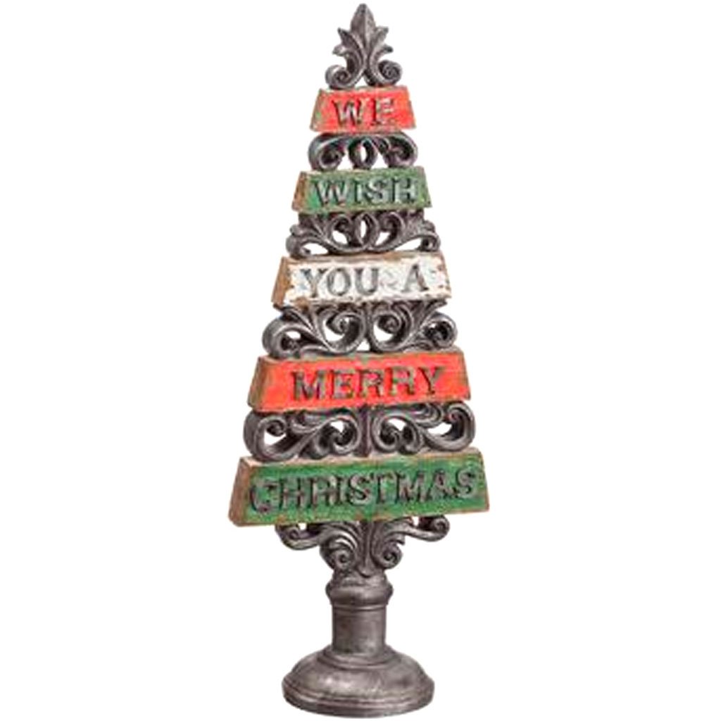 Mery Christmas Tree Table Top 22.5in