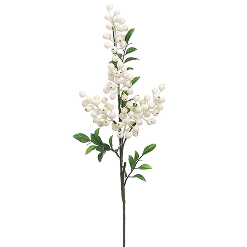 Berry Spray 24in Cream