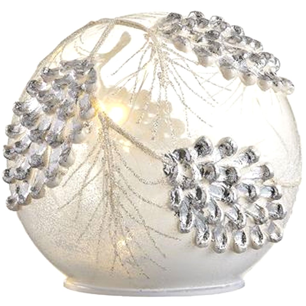 Pine Cone Glass Table Top 5in