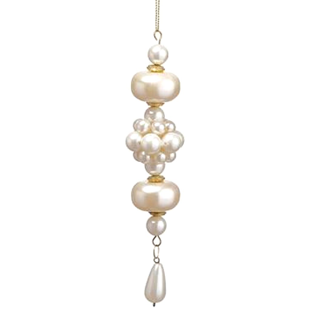 Pearl Drop Ornament Pea 6.75in