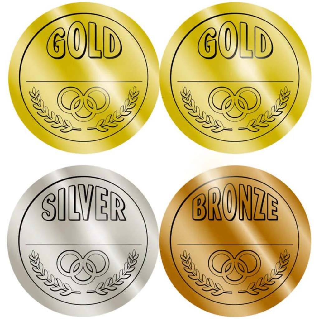 Medal Foil Wear' Em Badges 