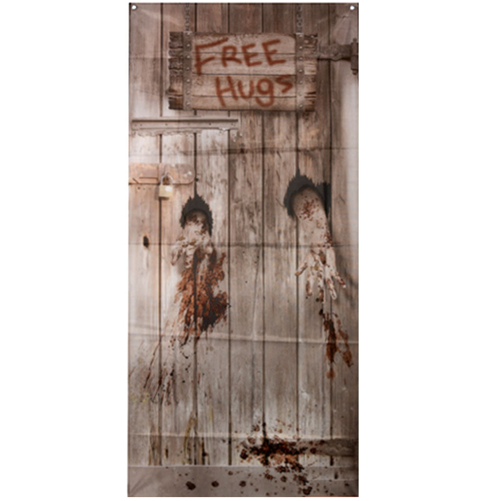 Door Curtain Free Hugs 71in