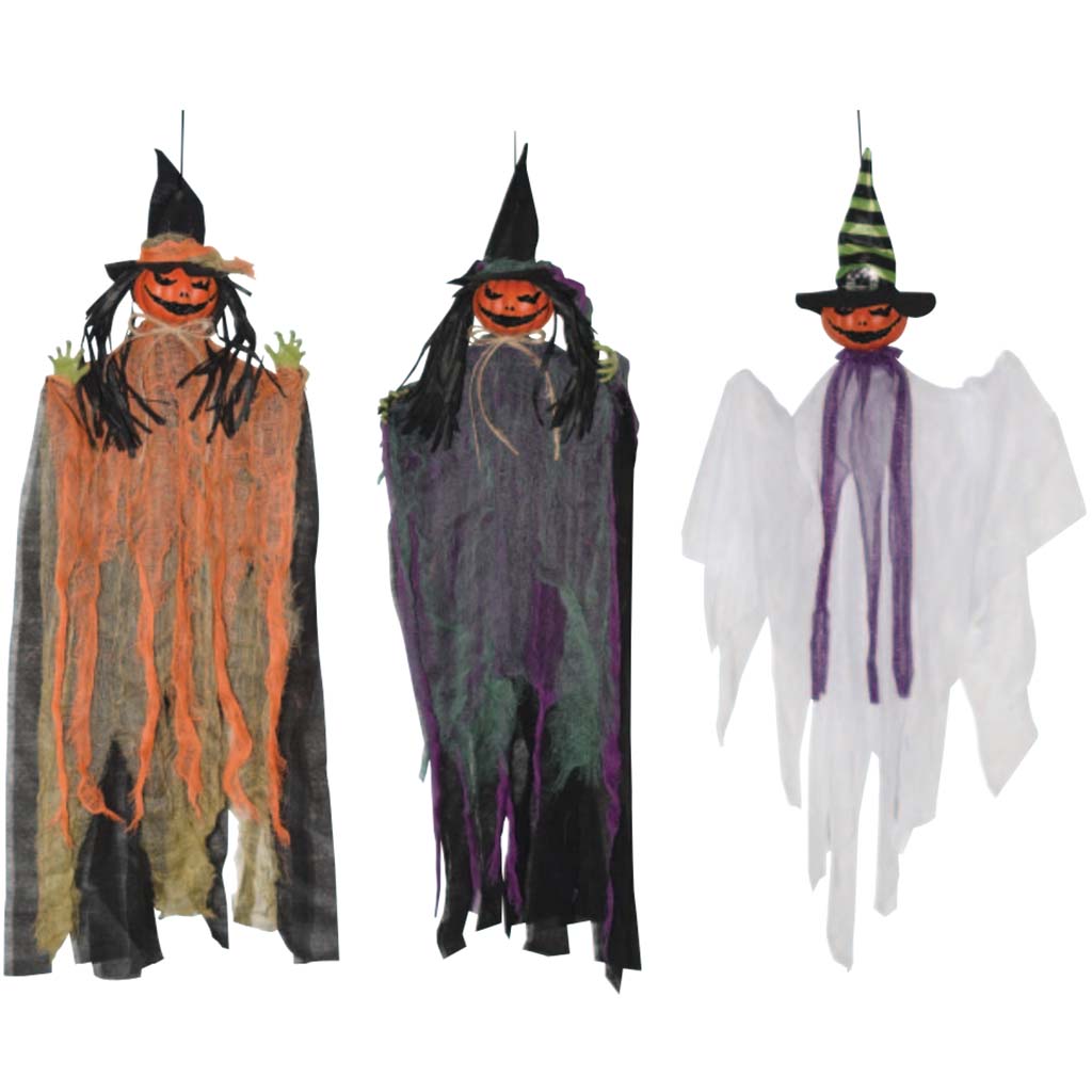 Hanging Scarecrow Pumpkin Assortment