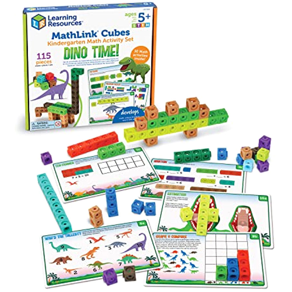 Mathlink Cubes Activity Set Dino Time