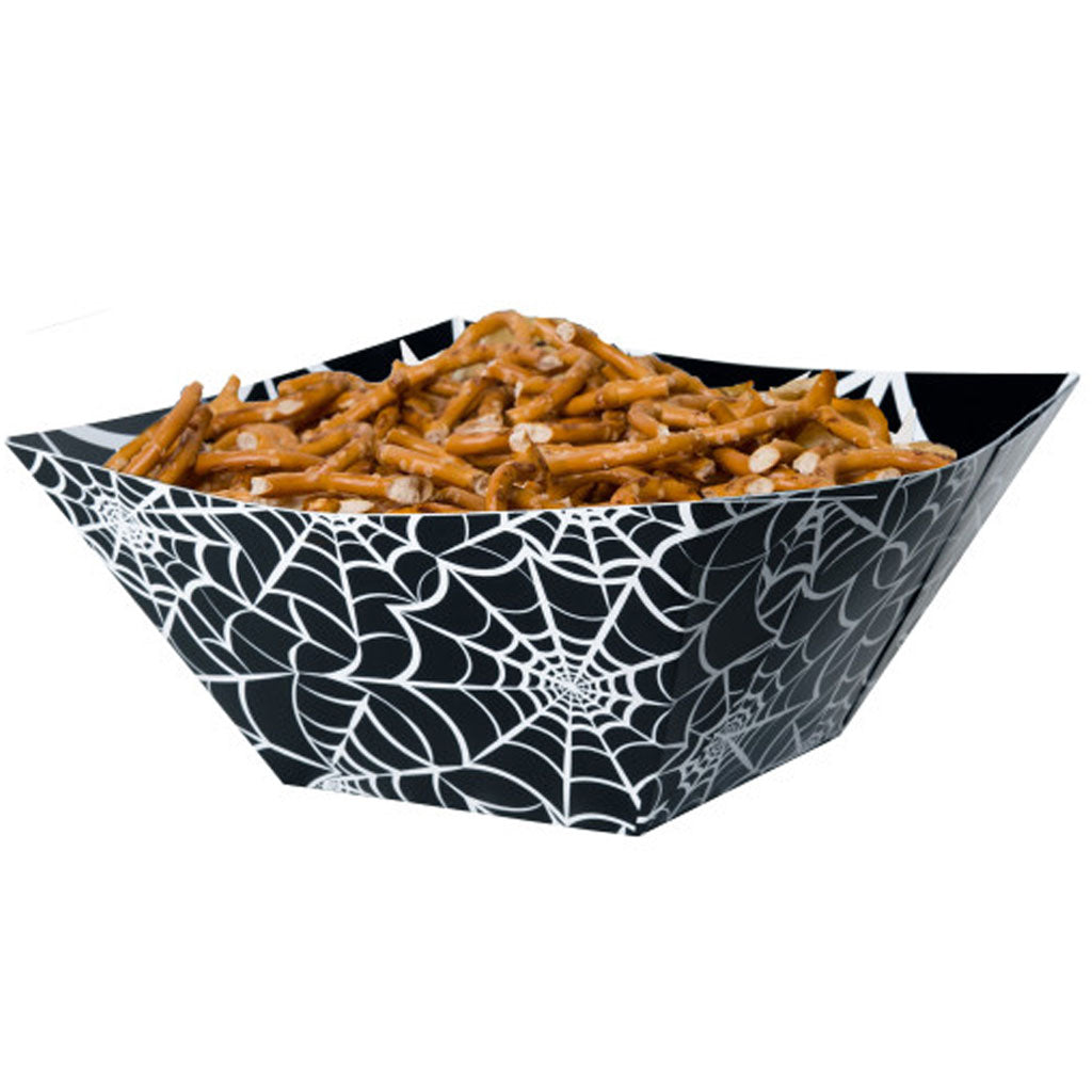 Spider Web Paper Square Bowl