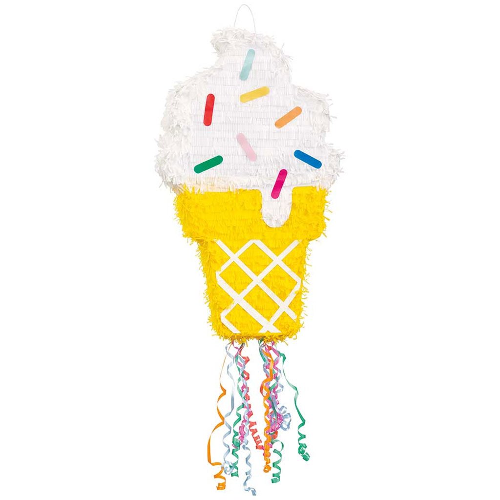 Ice Cream Cone Shaped Drum Pinata