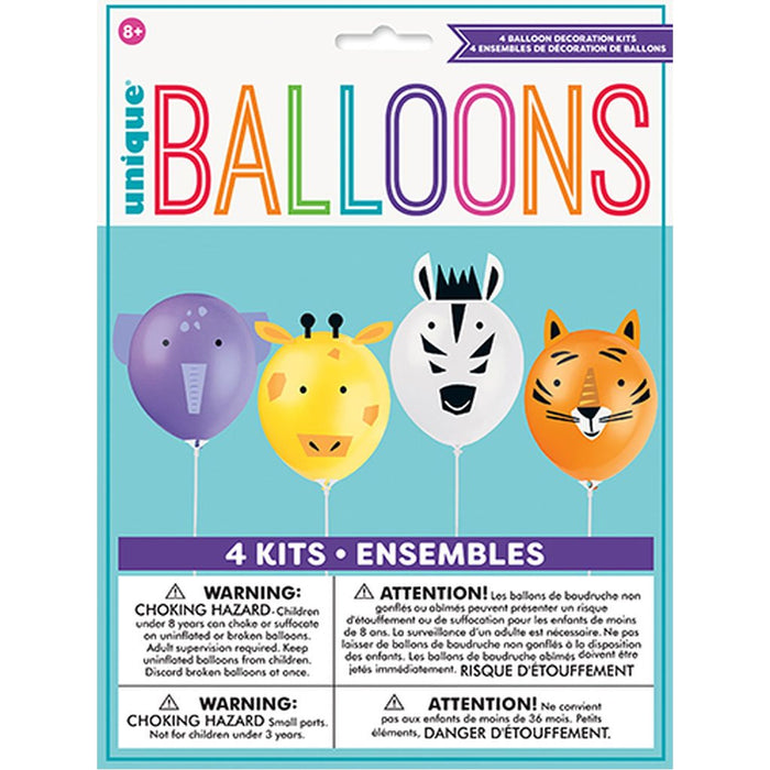 Animal Safari Make Your Own Latex Balloon 12in