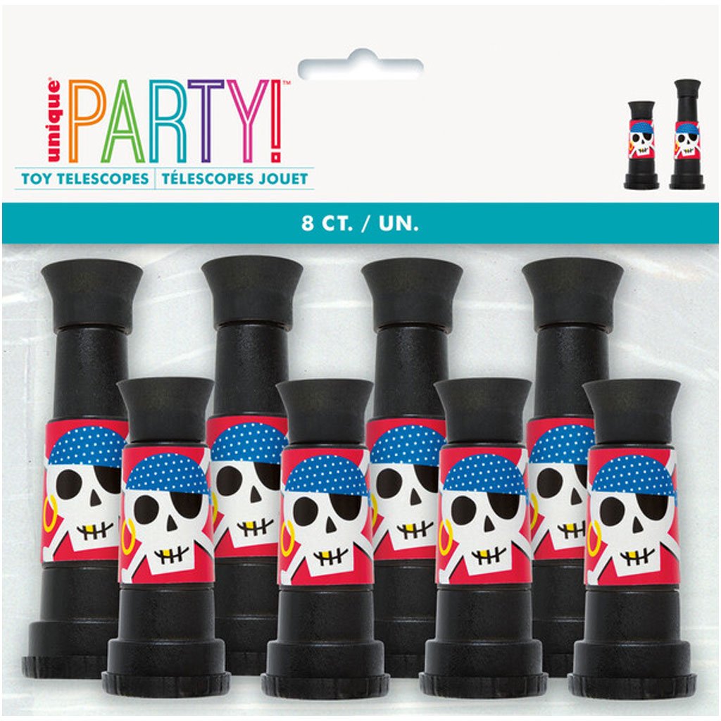 Ahoy Pirate Telescope Favors, 8ct