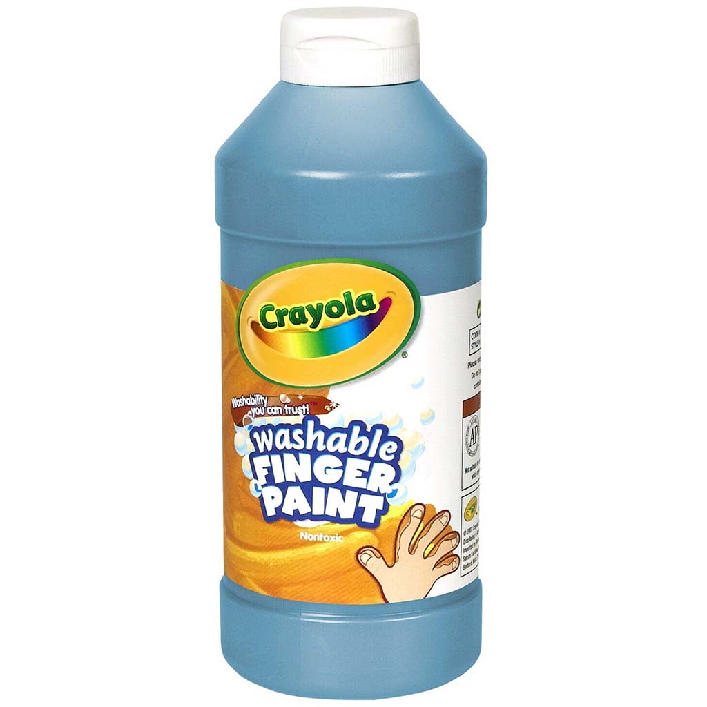 Washable Fingerpaint 16oz Blue
