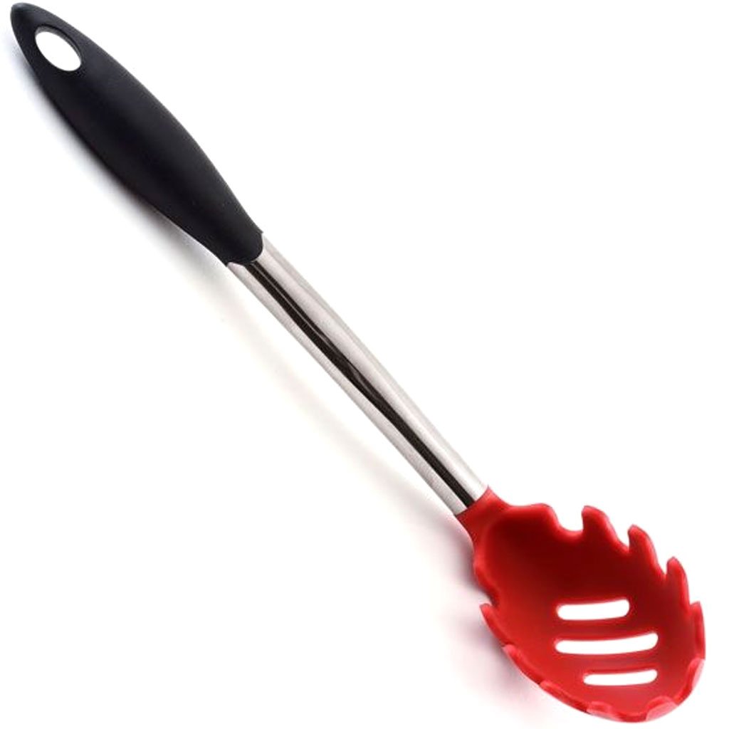 Grip-Ez Stainless Steel &amp; Silicone Pasta Server