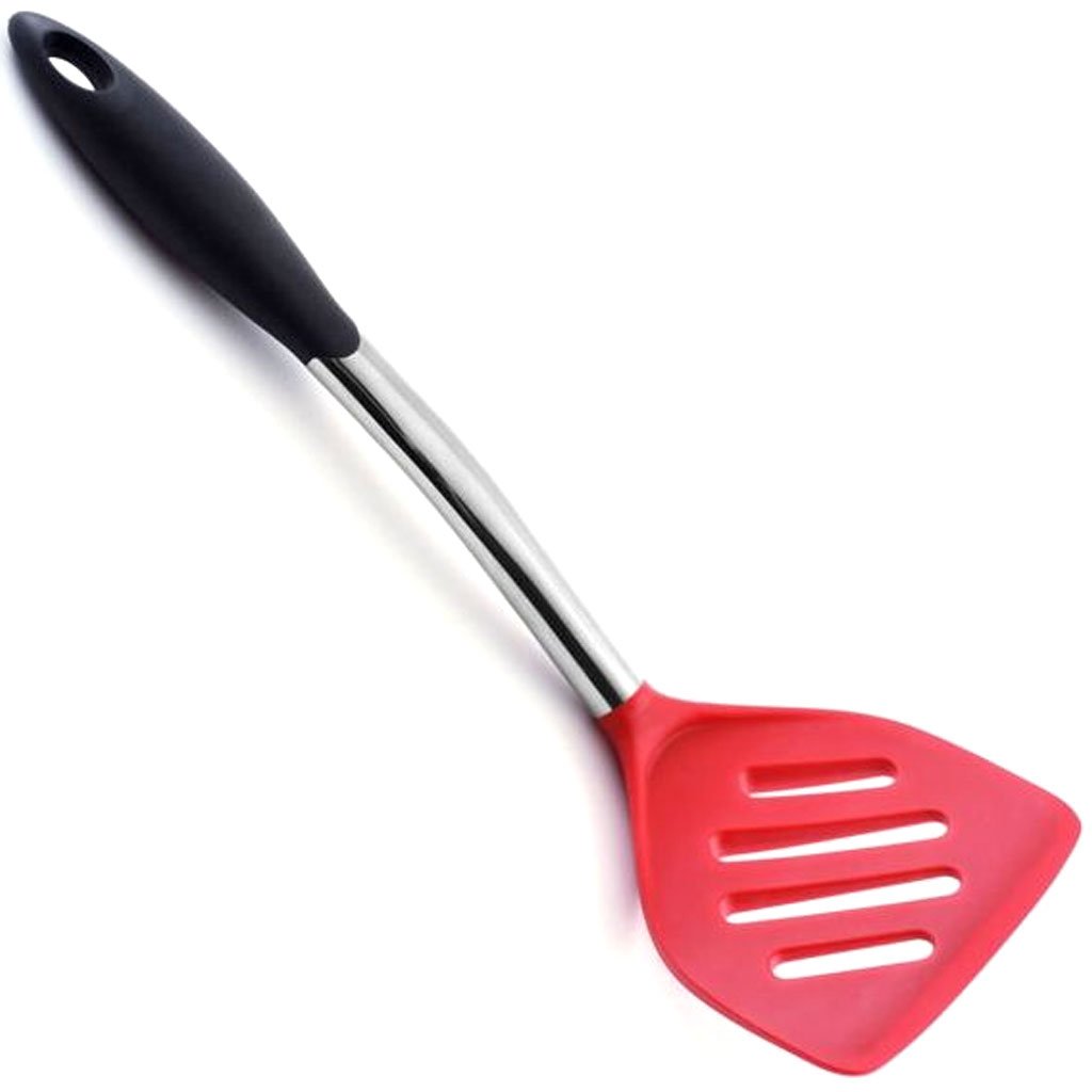 Grip-Ez Stainless Steel &amp; Silicone Wide Turner