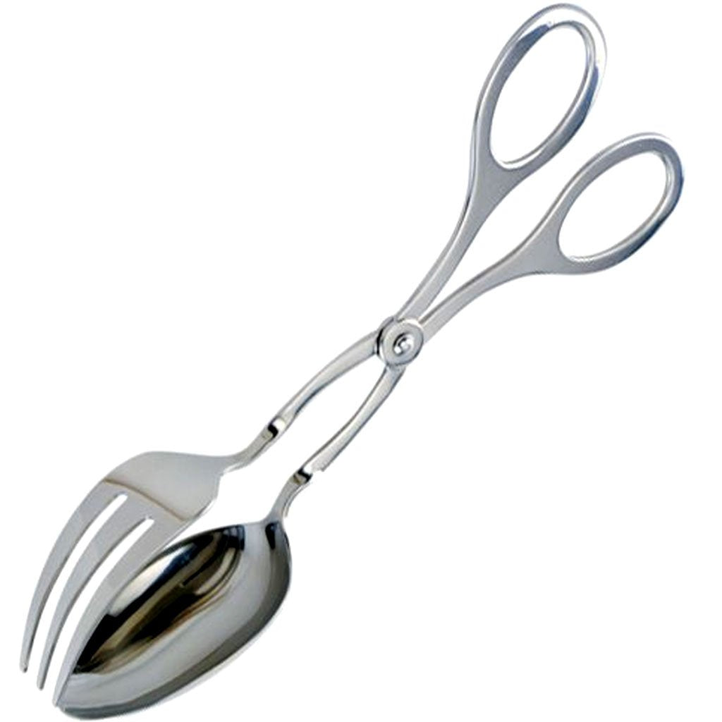 Stainless Steel Salad Tongs 9in