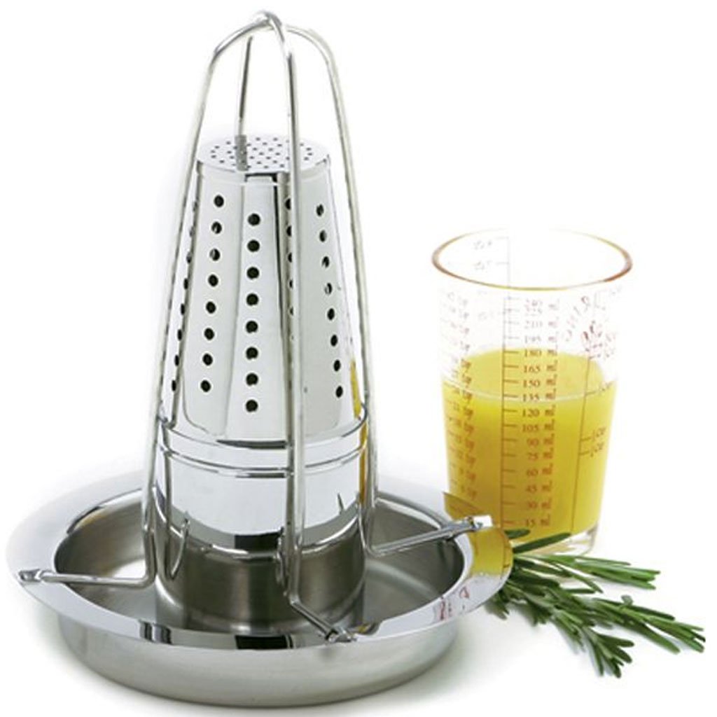 Stainless Steel Vertical Roaster With infuser