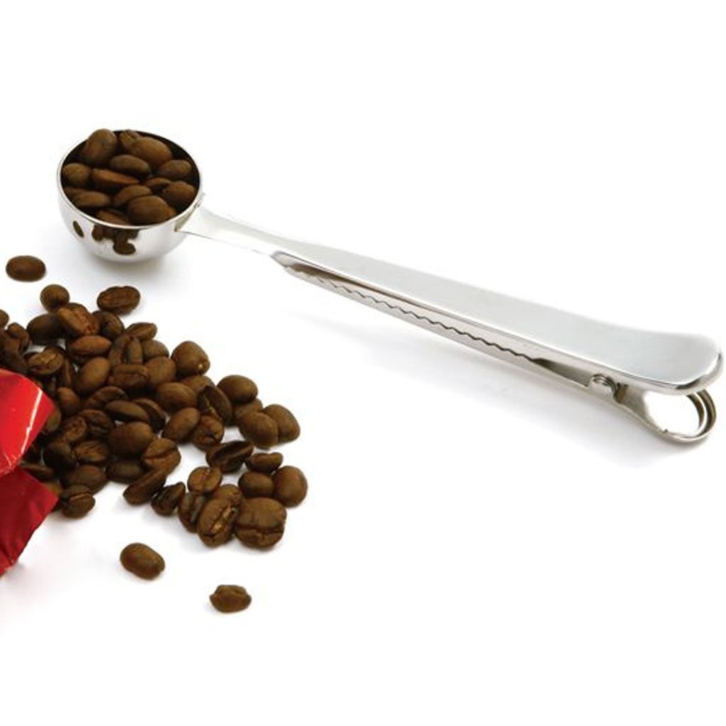 Stainless Steel Coffee Scoop With Bag Clip