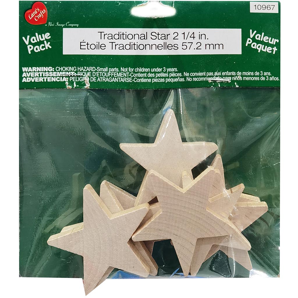 Traditional Star 2-1/4in 8pcs