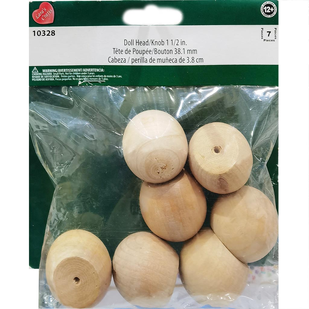 Doll Head Knob 1-1/2in 7pcs