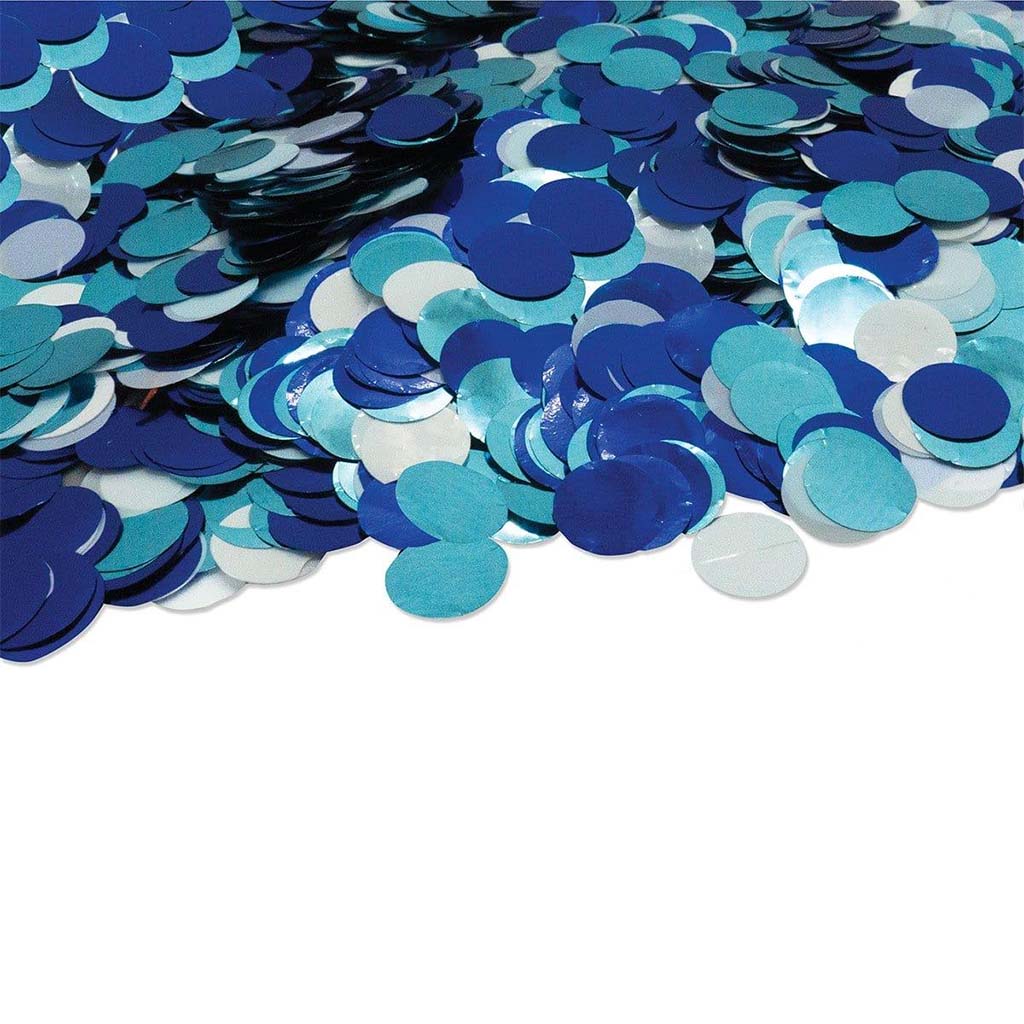 Blue Mix Dot Confetti, 1oz