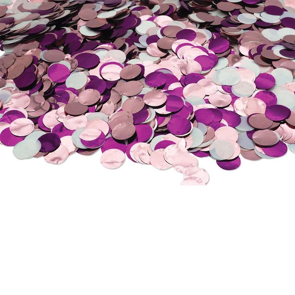 Pink Mix Dot Confetti, 1oz