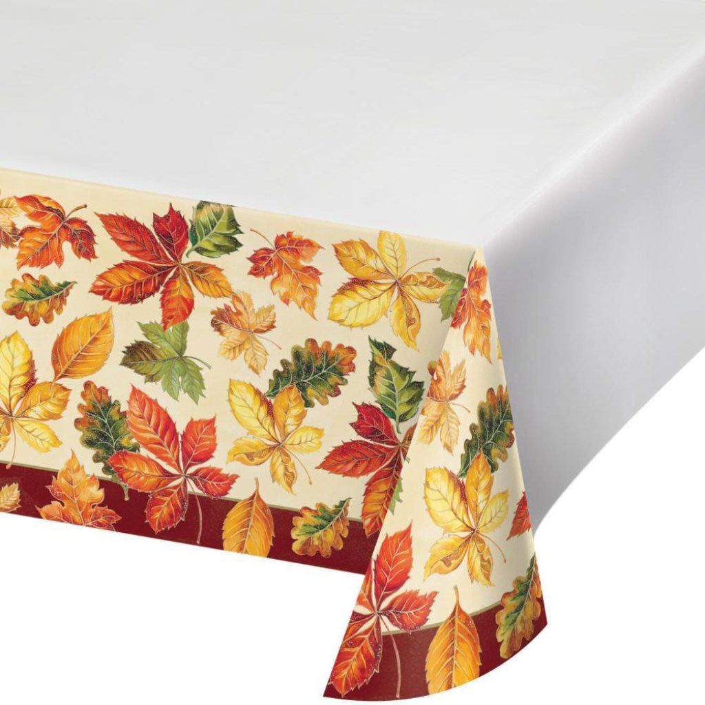 Vibrant Leaves Tablecover, 54in X 102in