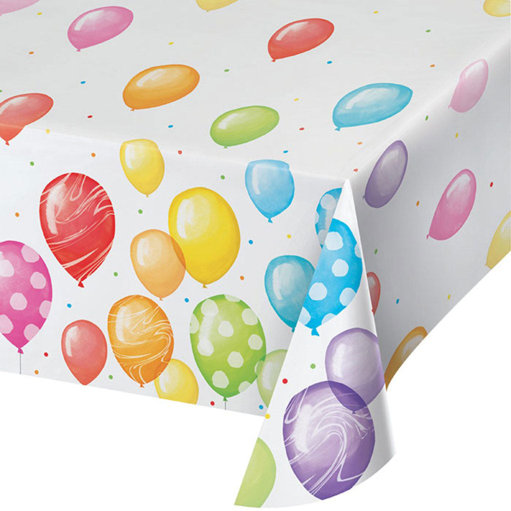 Balloon Bash Tablecover, 54in X 102in