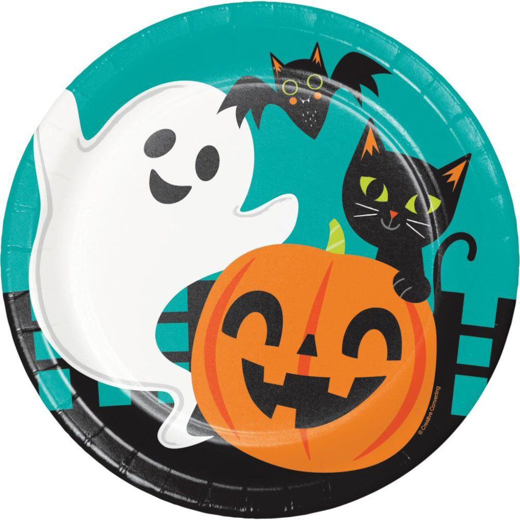 Fun Halloween Dinner Plates, 8ct