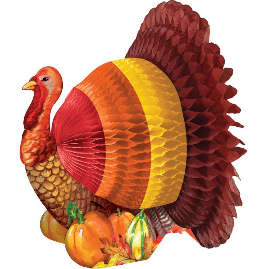 Turkey Thanksgiving Centerpiece, 6in