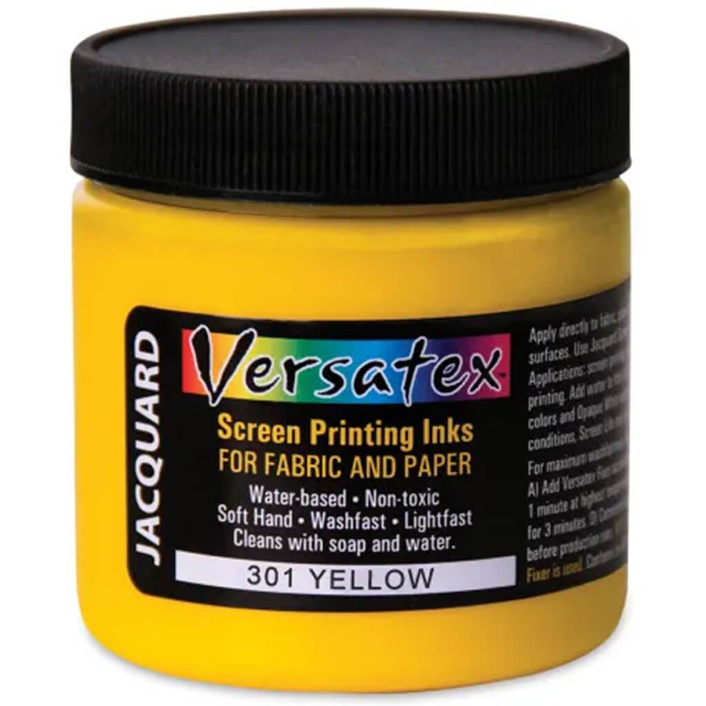 Versatex Screen Printing Ink 4oz – Vibrant Fabric Ink for Artists