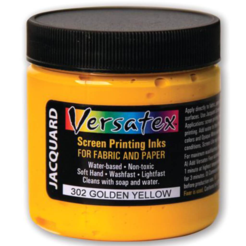 Versatex Screen Printing Ink 4oz – Vibrant Fabric Ink for Artists