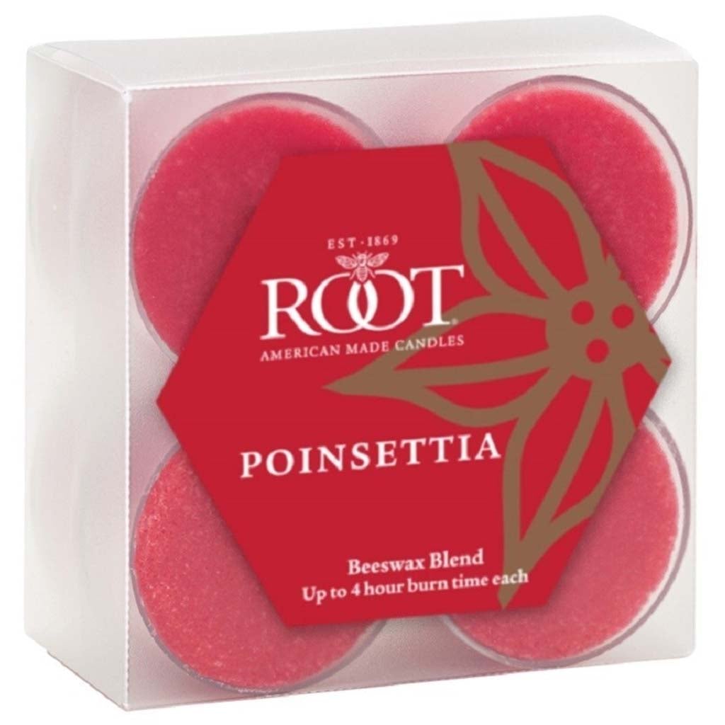 Scented Candle Tealight Poinsettia