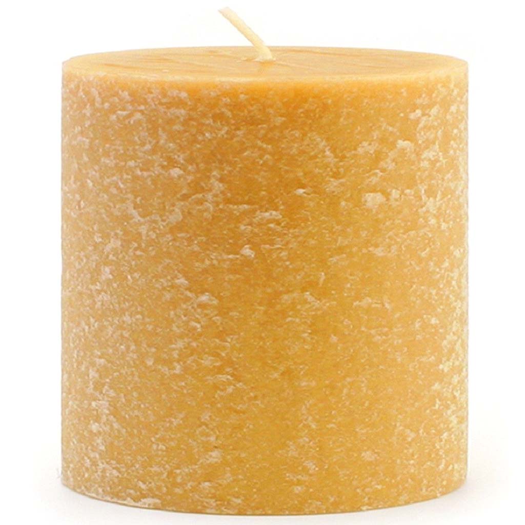 Timberline Pillar Candle Butterscotch, 3in x 3in