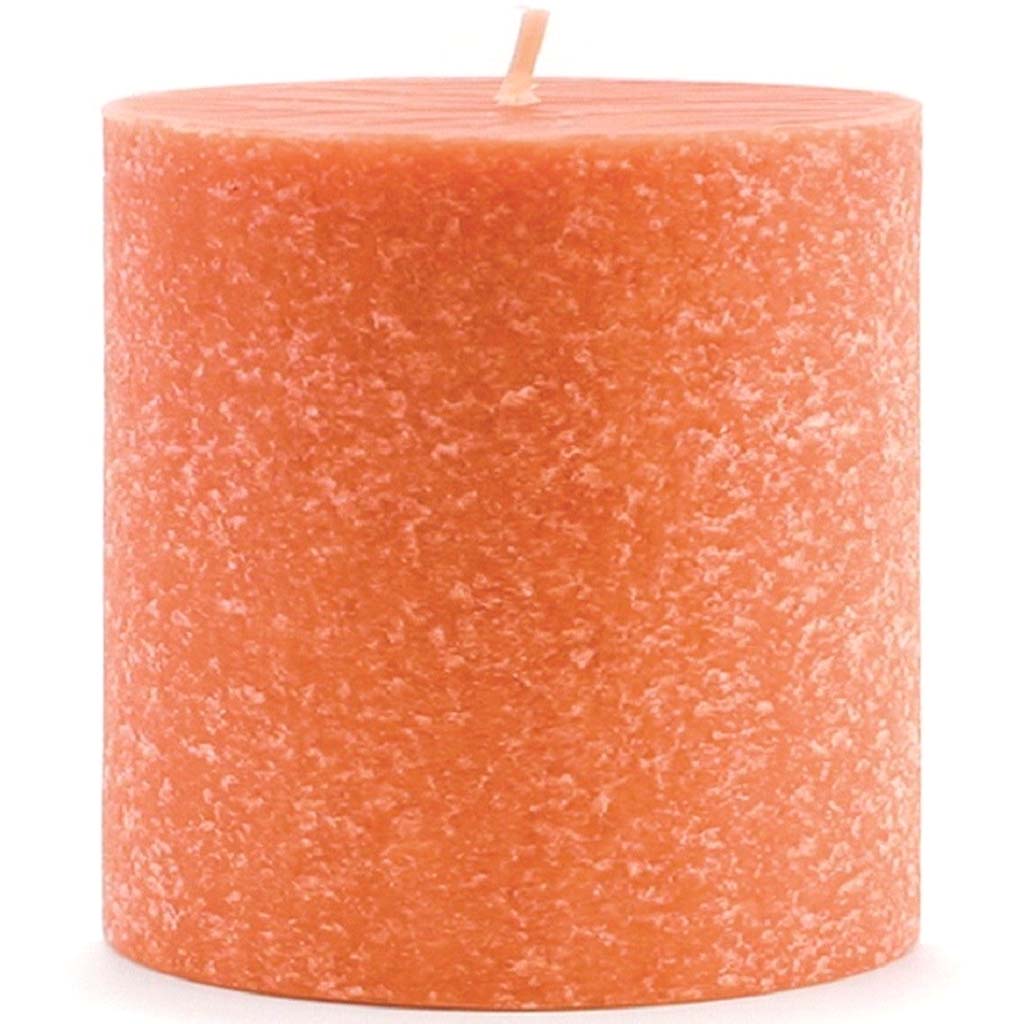 Timberline Pillar Candle Pumpkin, 3in x 3in