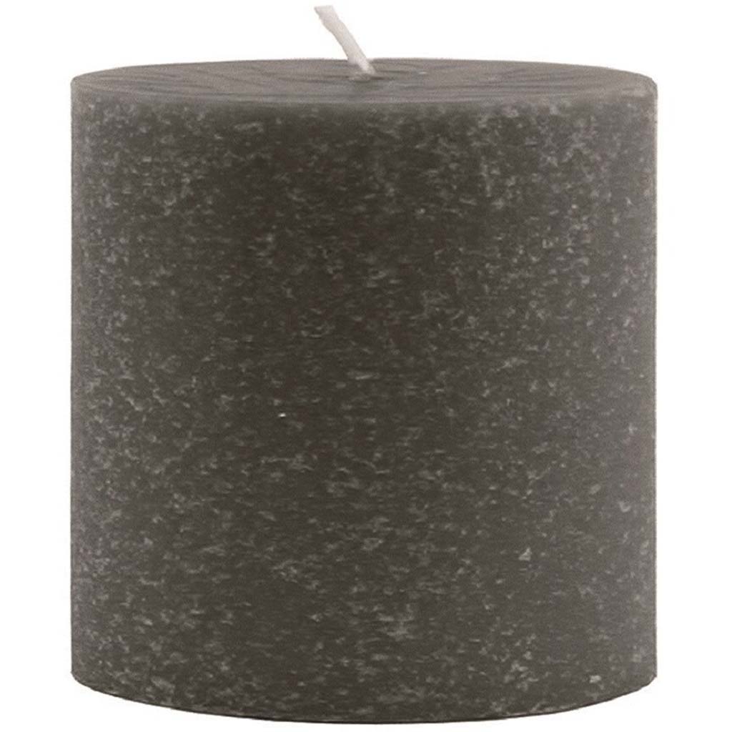 Timberline Pillar Candle Stone, 3in x 3in