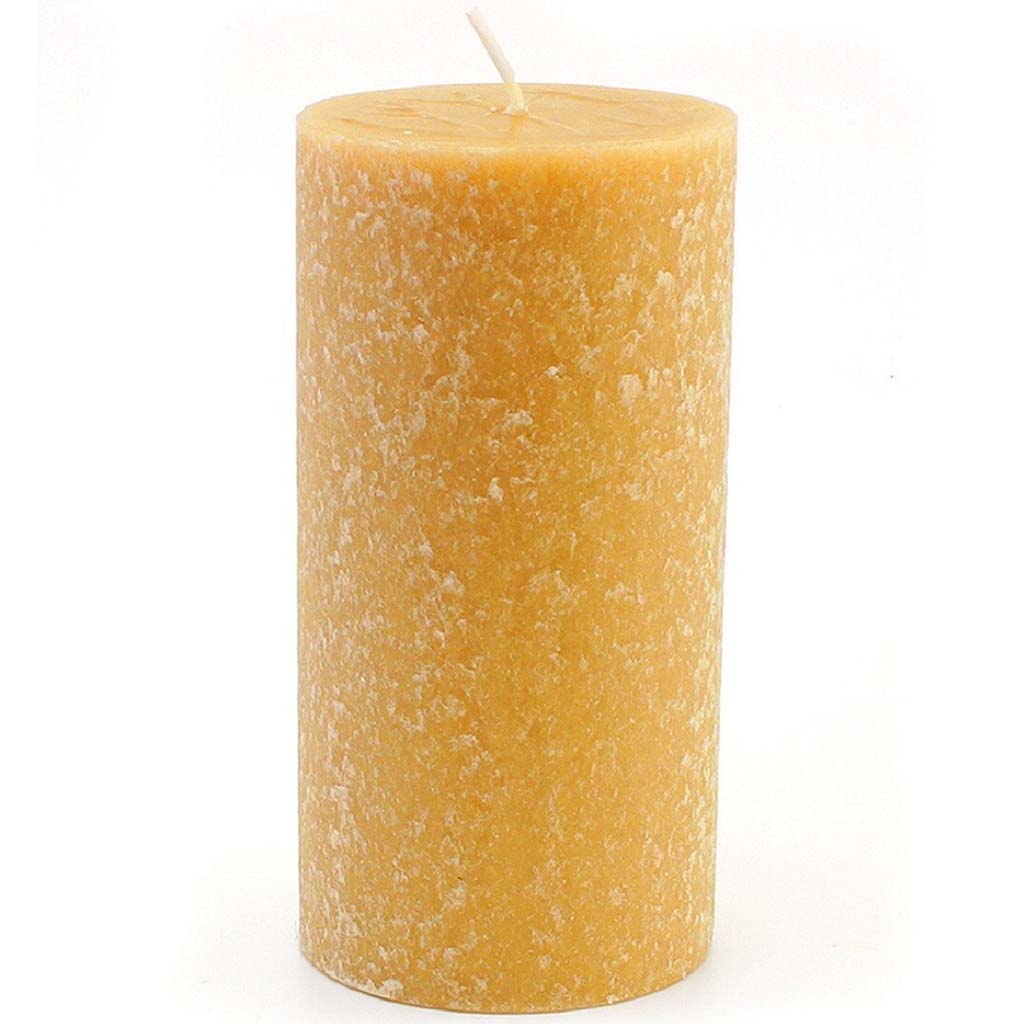 Timberline Pillar Candle Butterscotch, 3in x 6in