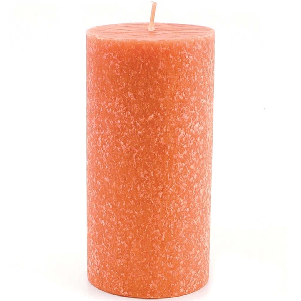 Timberline Pillar Candle Pumpkin, 3in x 6in