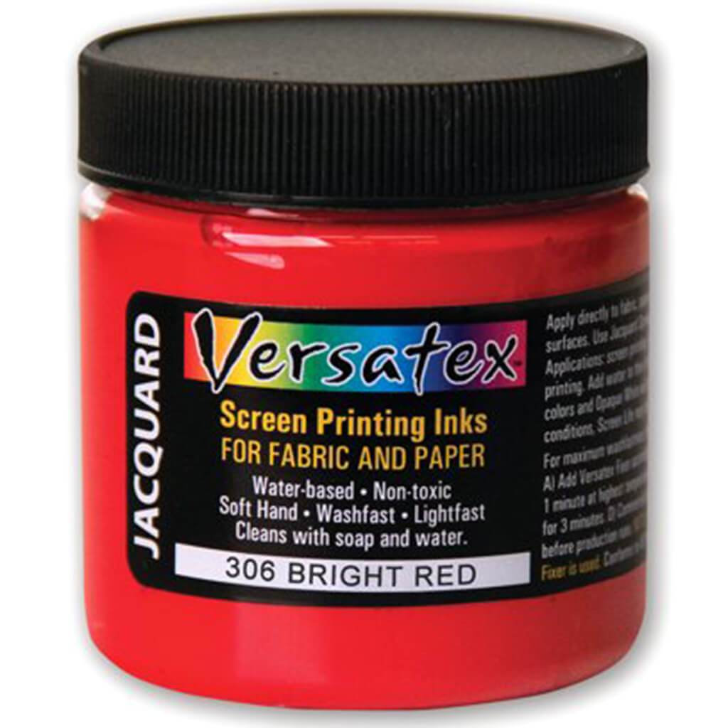 Versatex Screen Printing Ink 4oz – Vibrant Fabric Ink for Artists