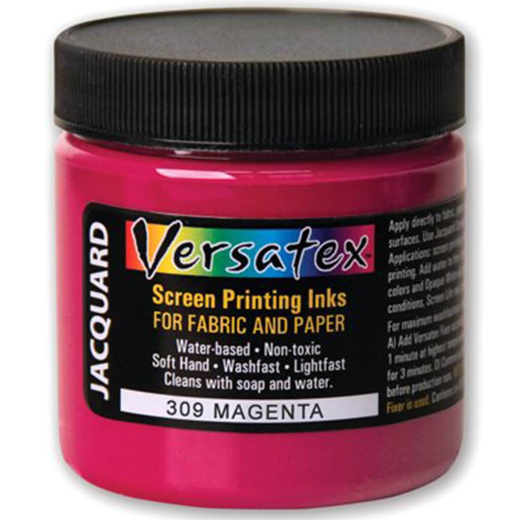 Versatex Screen Printing Ink 4oz – Vibrant Fabric Ink for Artists