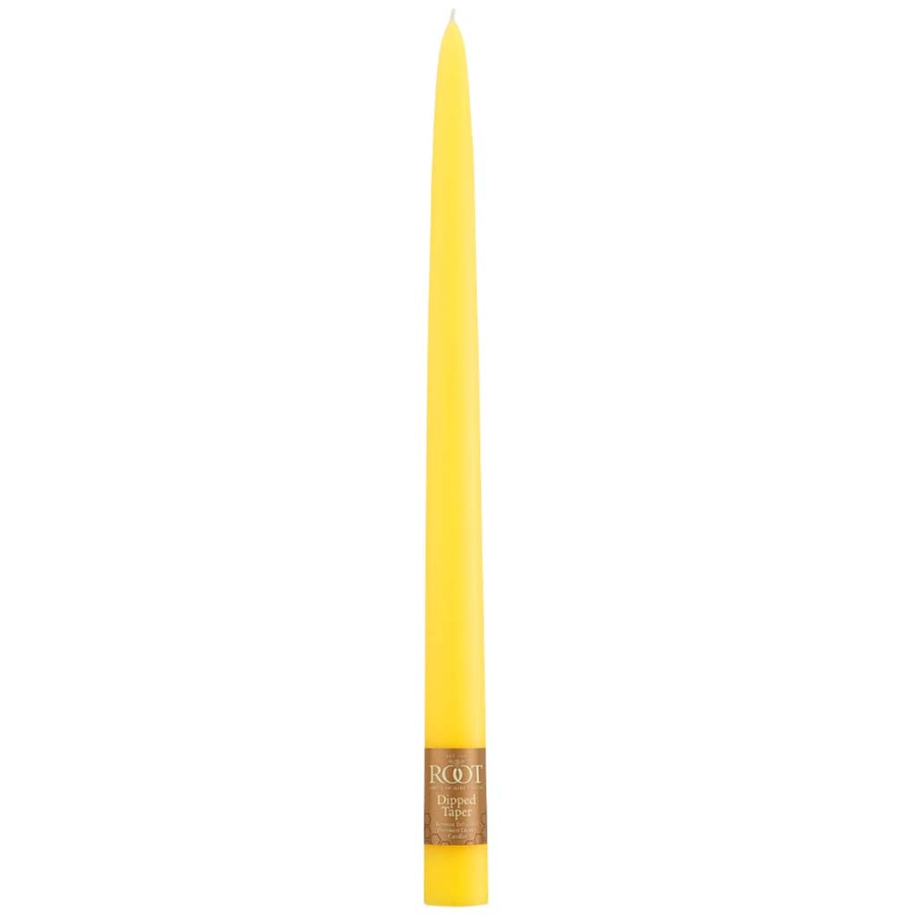 Taper Candle Yellow, 12in