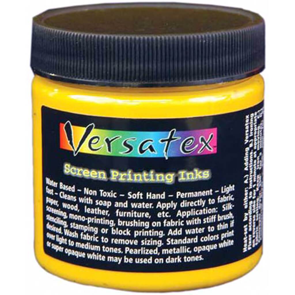 Versatex Screen Printing Ink 4oz – Vibrant Fabric Ink for Artists