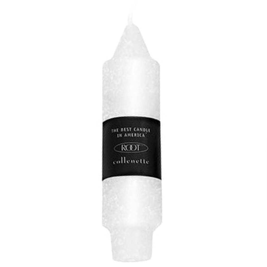 Timberline Collenette Candle White, 5in