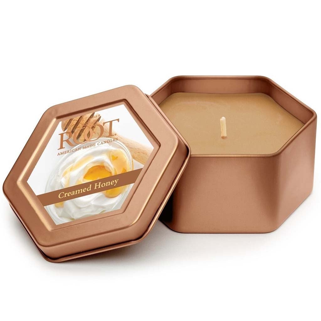 Traveler Tin Candle Creamed Honey