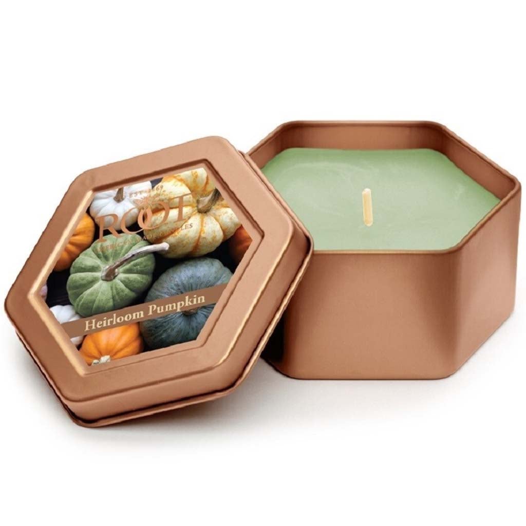 Traveler Tin Candle Heirloom Pumpkin