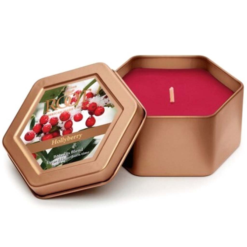 Traveler Tin Candle Hollyberry