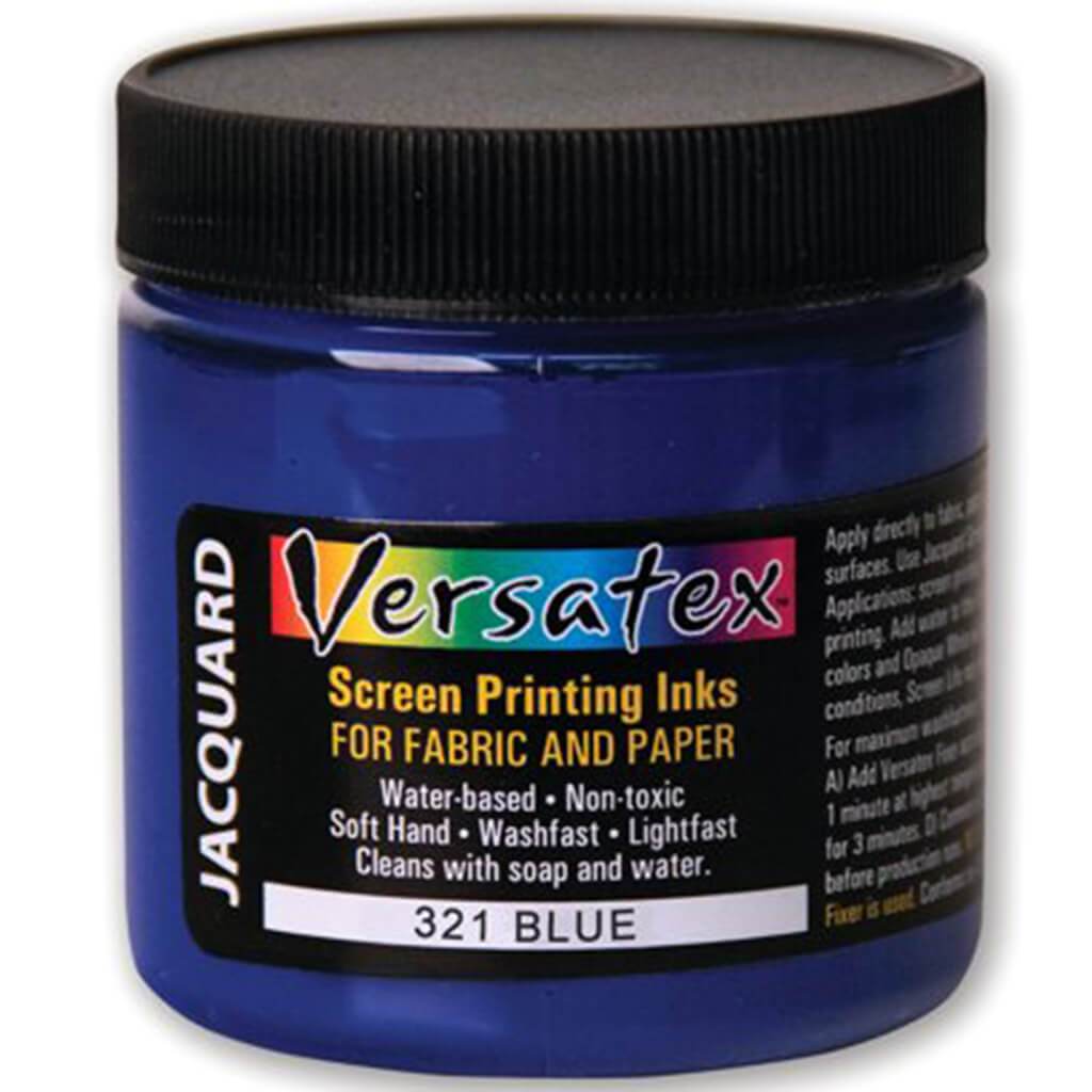 Versatex Screen Printing Ink 4oz – Vibrant Fabric Ink for Artists