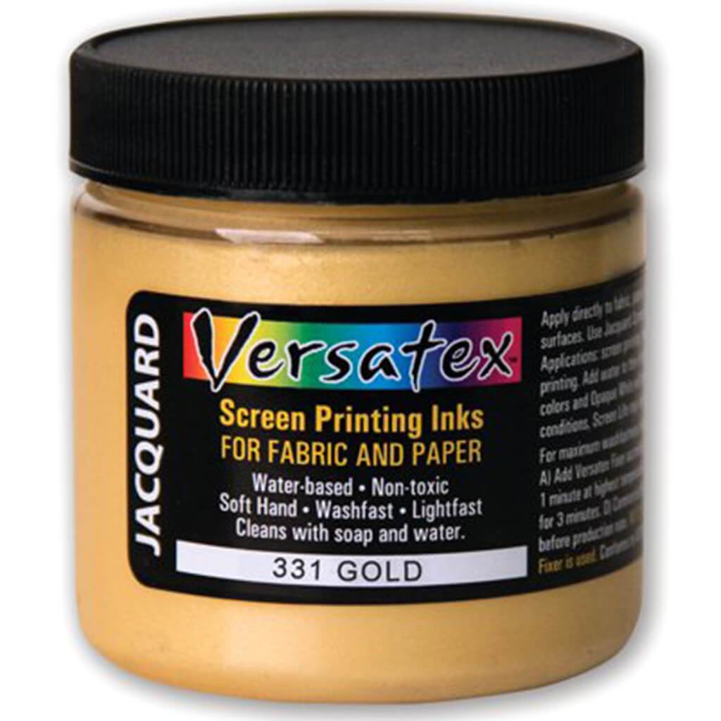 Versatex Screen Printing Ink 4oz – Vibrant Fabric Ink for Artists