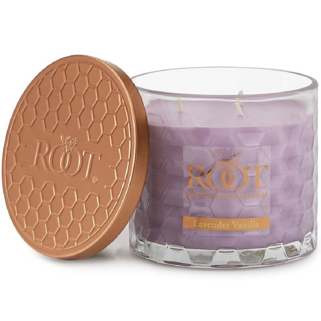 Honeycomb Candle Jar Lavender Vanilla, 12oz